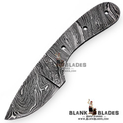 Damascus Blade Blank Hand Forged for Skinner Knife Making Supplies AB05