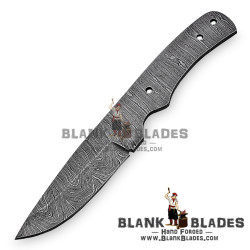 Damascus Blade Blank Hand Forged for Skinner Knife Making Supplies AB28