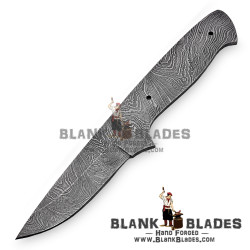 Damascus Blade Blank Hand Forged for Skinner Knife Making Supplies AB33
