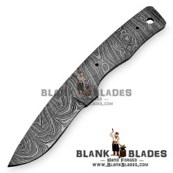 Damascus Blade Blank Hand Forged for Skinner Knife Making Supplies AB34