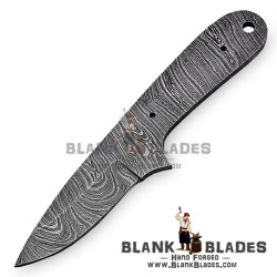 Damascus Blade Blank Hand Forged for Skinner Knife Making Supplies AB39