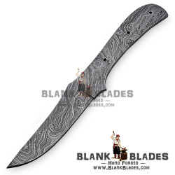 Damascus Blade Blank Hand Forged for Skinner Knife Making Supplies AB40