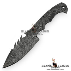 Damascus Blade Blank Hand Forged for Skinner Knife Making Supplies AB44