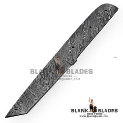 Damascus Blade Blank Hand Forged for Skinner Knife Making Supplies AB57