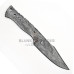 Damascus Blade Blank Hand Forged for Skinner Knife Making Supplies AB66