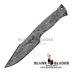 Damascus Blade Blank Hand Forged for Skinner Knife Making Supplies AB66