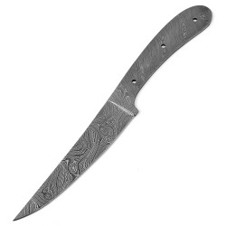 Damascus Blade Blank Hand Forged for Skinner Knife Making Supplies AB87
