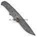 Damascus Blade Blank Hand Forged for Skinner Knife Making Supplies AB26